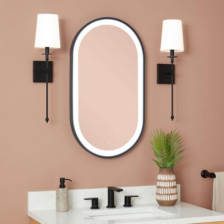 Faysel Oval Lighted Mirror