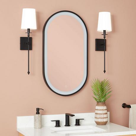 Faysel Oval Lighted Mirror