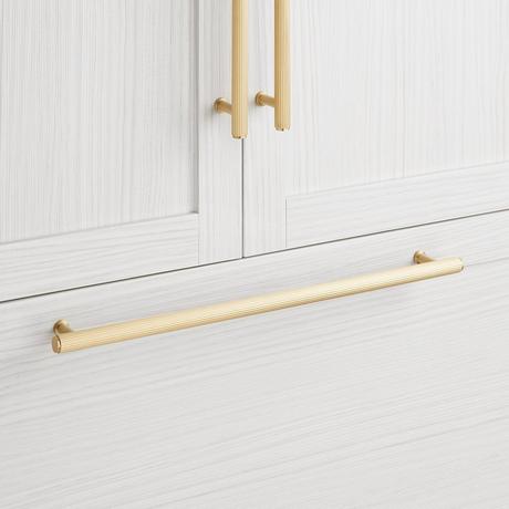 Brixlee Reeded Brass Appliance Pull