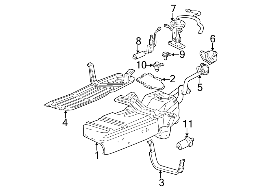 Ford Explorer Sport Trac Fuel Filler Neck. Explorer; w/Sport Trac ...