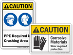 ANSI PPE Signs