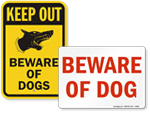 Beware of Dog Signs