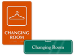 Changing Room Signs