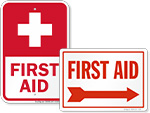 First Aid Signs