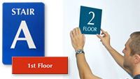 Floor Number Signs