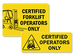 Forklift Safety Labels