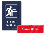 Game Room Signs