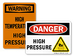 High Pressure Signs