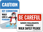 Icy Warning Signs