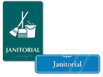  Janitorial Door Signs