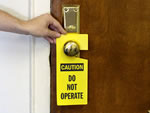 Lockout Door Hangers