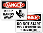 Machine Danger Signs