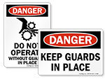 Machine Guarding Sign & Label