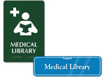  Medical Library Door Signs