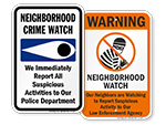 Neighborhood Watch Signs