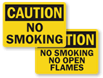 No Smoking Signs