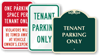 Tenant Parking Signs