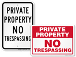 No Trespassing Signs