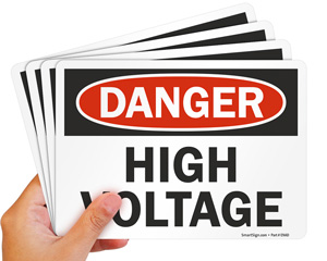 High Voltage Sign