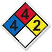 NFPA Hazmat Safety Sign