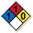 NFPA Hazmat Sign