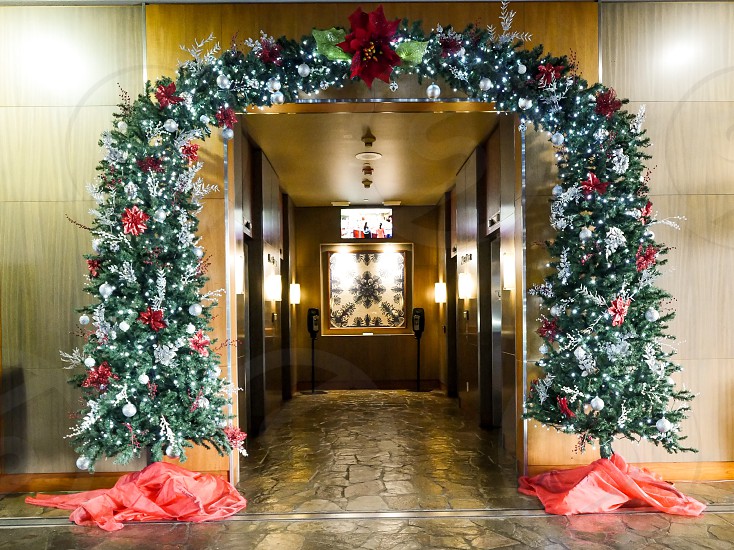 Christmas entrance decoration at the lobby by Misha Kreker. Photo ...