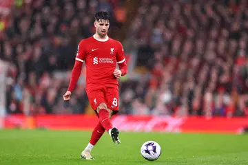 Dominik Szoboszlai of Liverpool during the Premier League