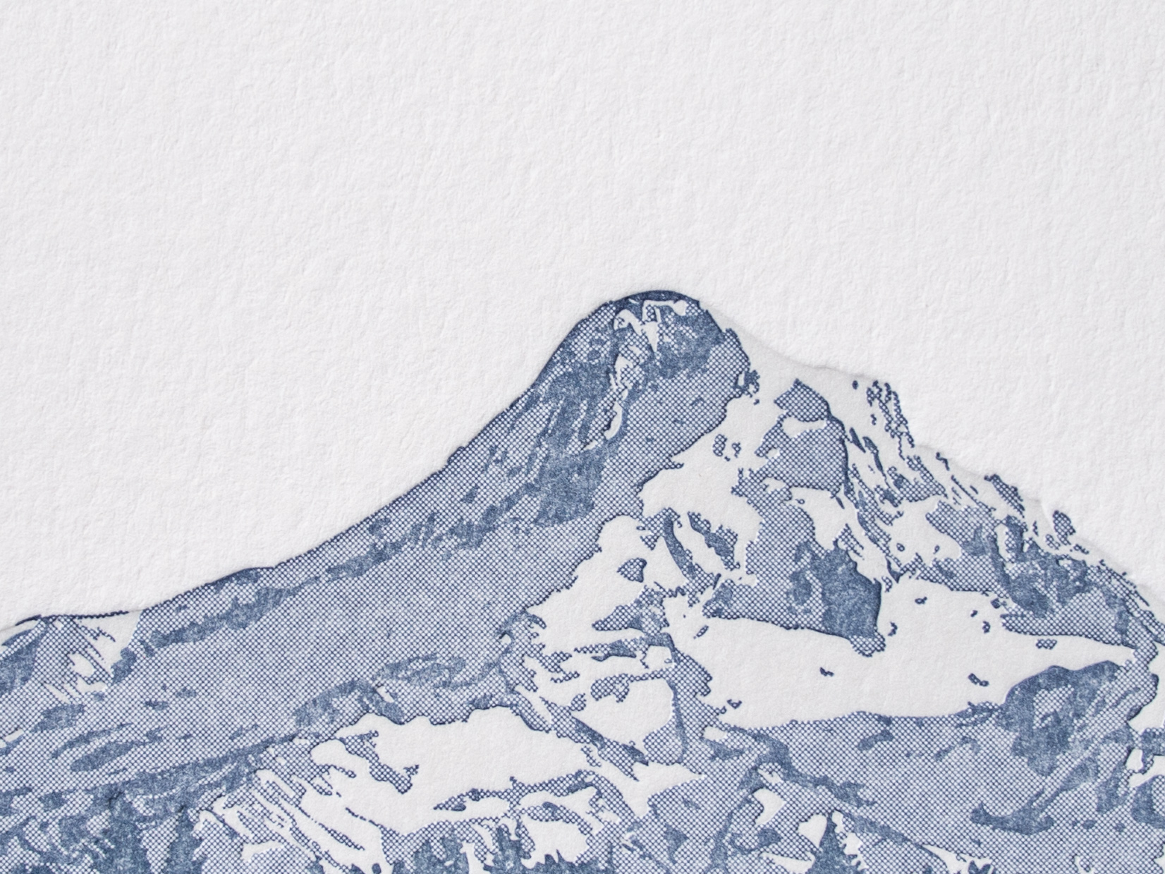 Mount Hood Letterpress Invitation