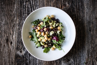 Chickpea Lentil Salad