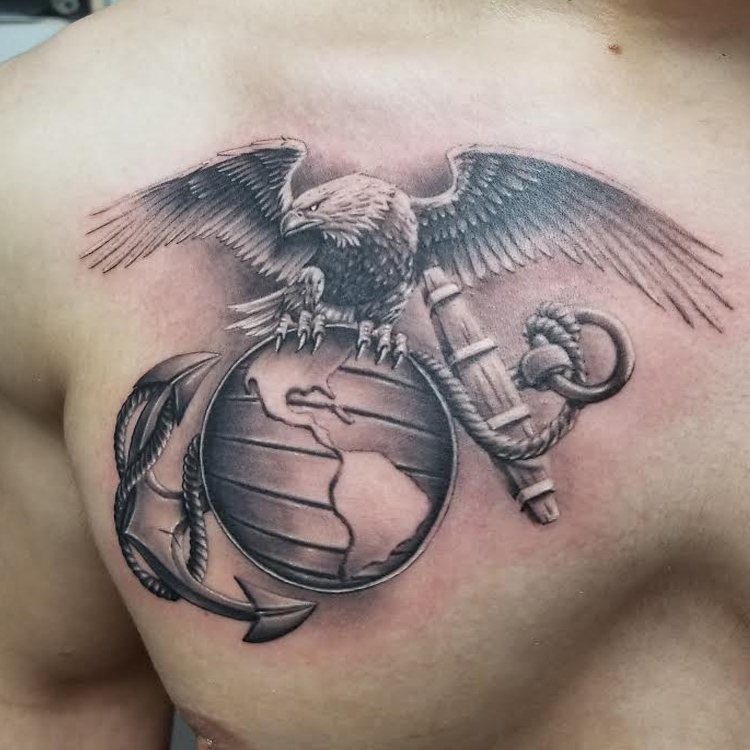 USMC Tattoo Designs And MeaningUSMC Tattoo Ideas And PicturesUSMC History  And Symbols  HubPages