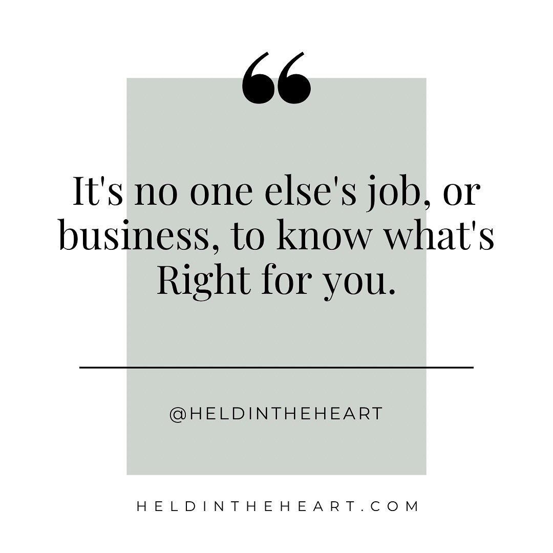 It's ok with me if others are uncomfortable with the choices I make for myself. That&rsquo;s their business.
.
It's truly my wish that everyone would feel this way. Is it the more challenging road a lot of times? Sure is. Trusting oneself and &quot;d