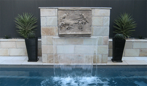 Willow Sandstone Cladding - Pool