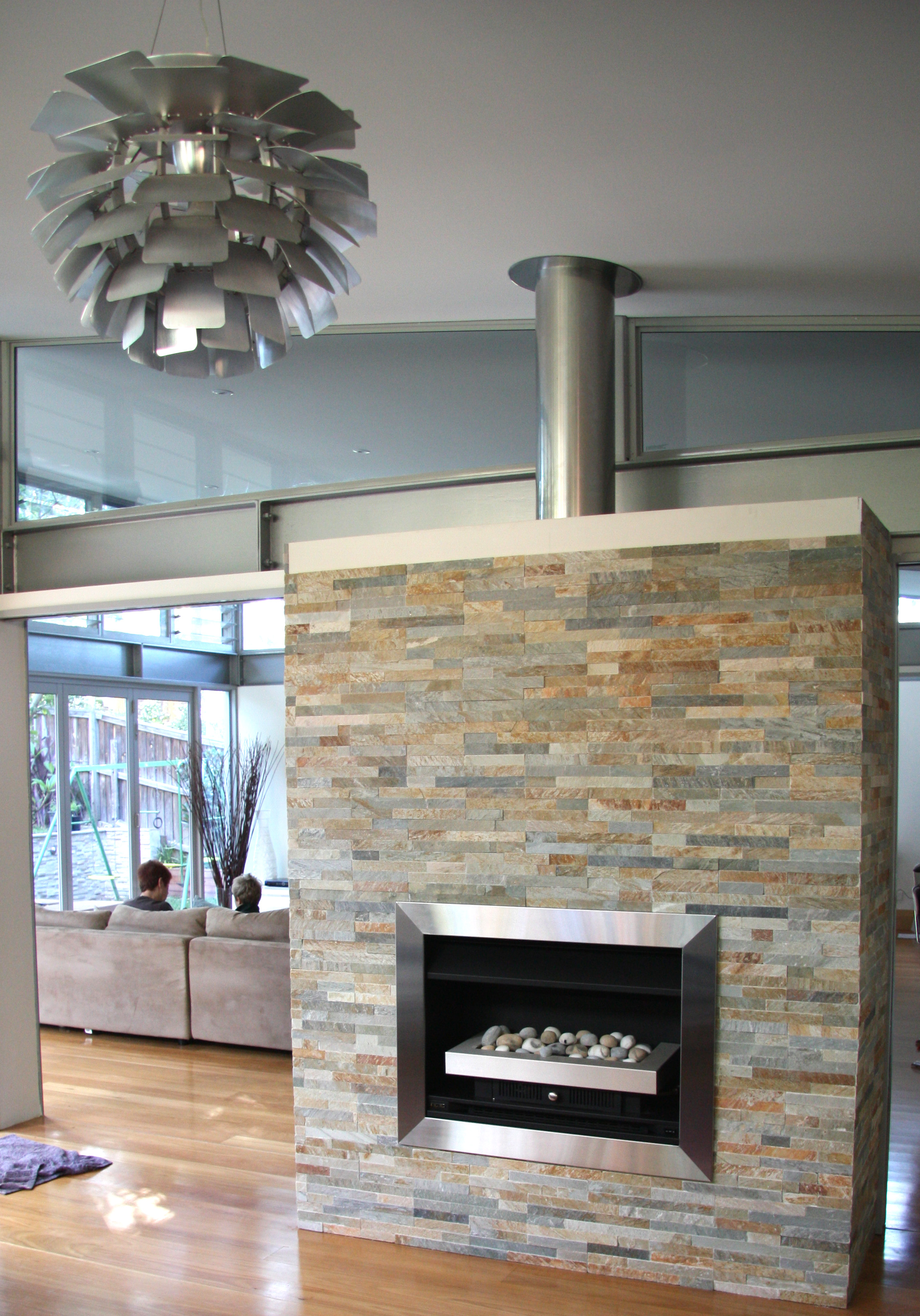 Sofala Quartzite Cladding Fireplace