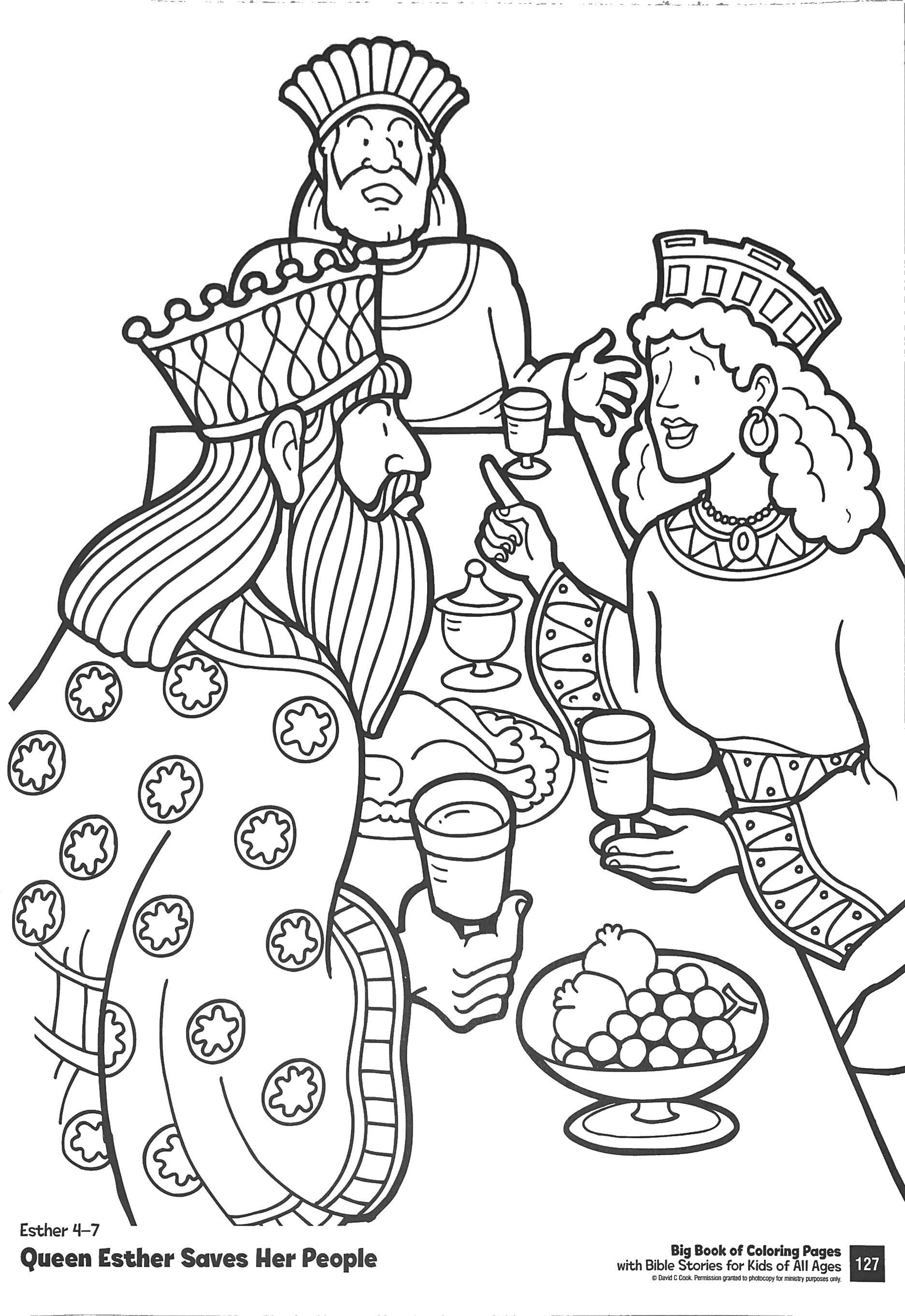 Queen Esther Coloring Page