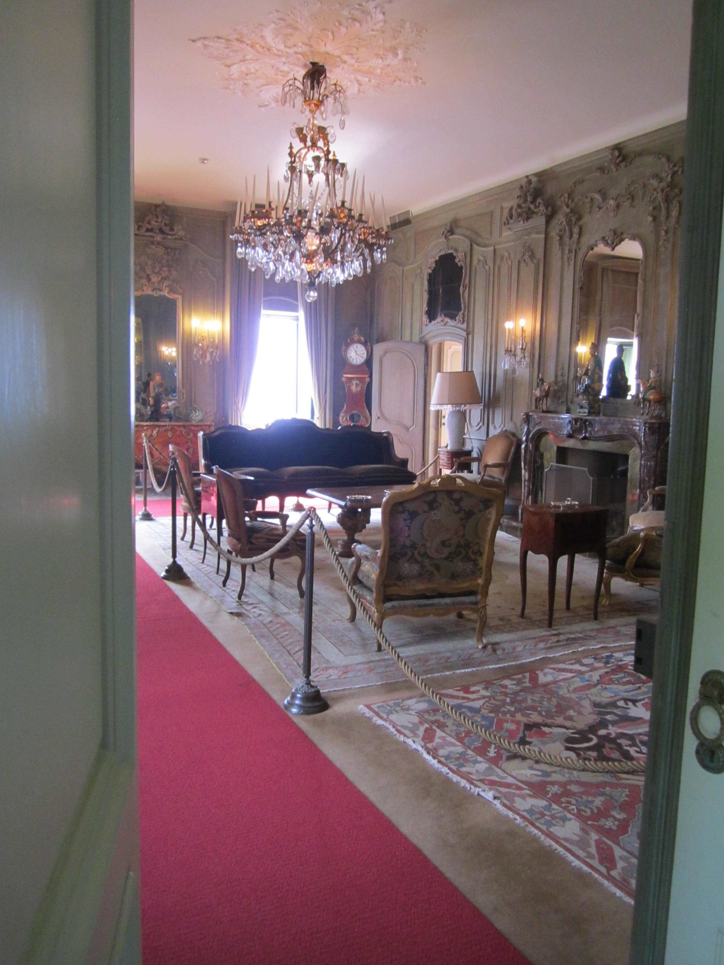 Sitting room inside the villa