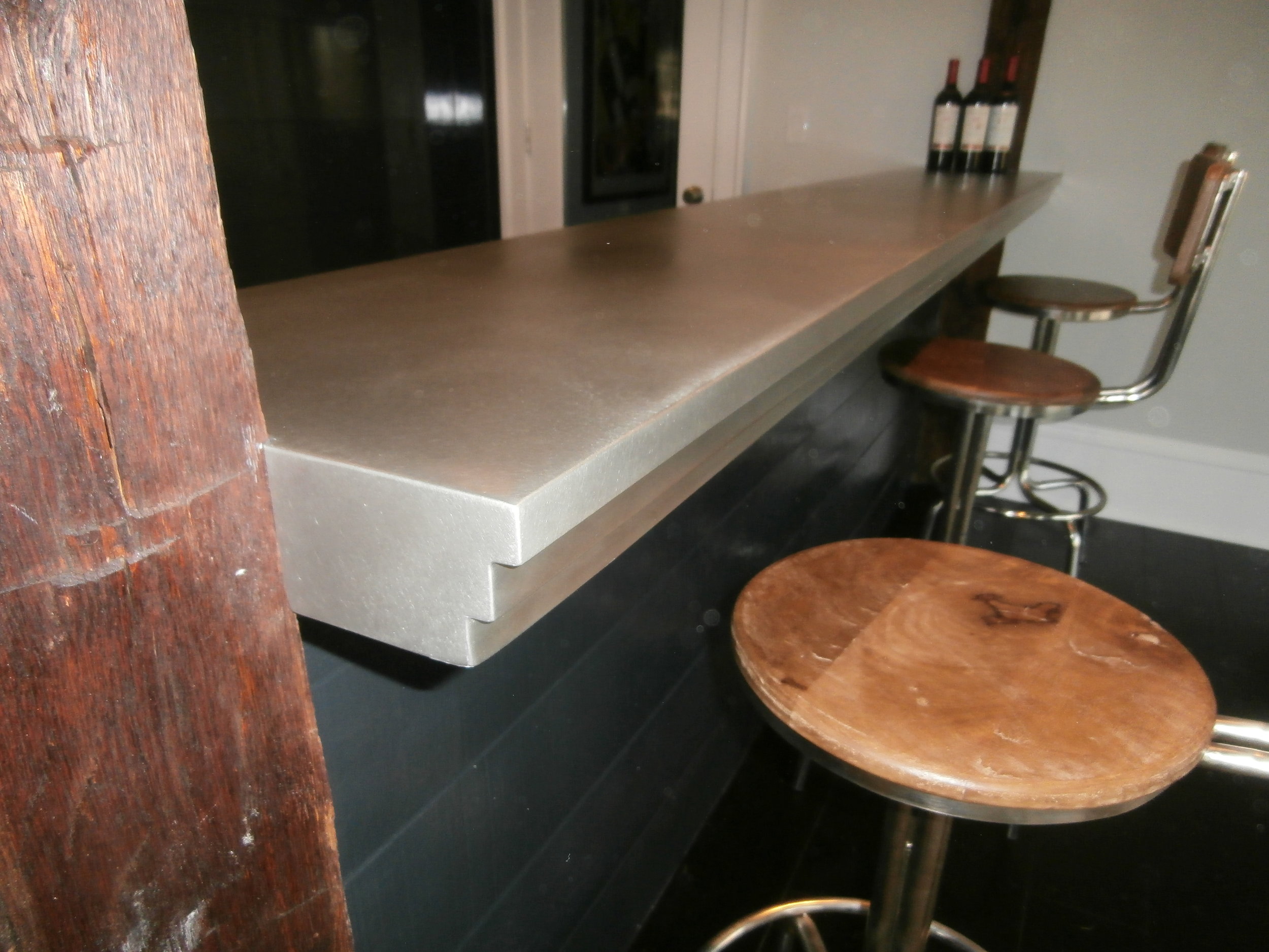 Pewter Bar Top