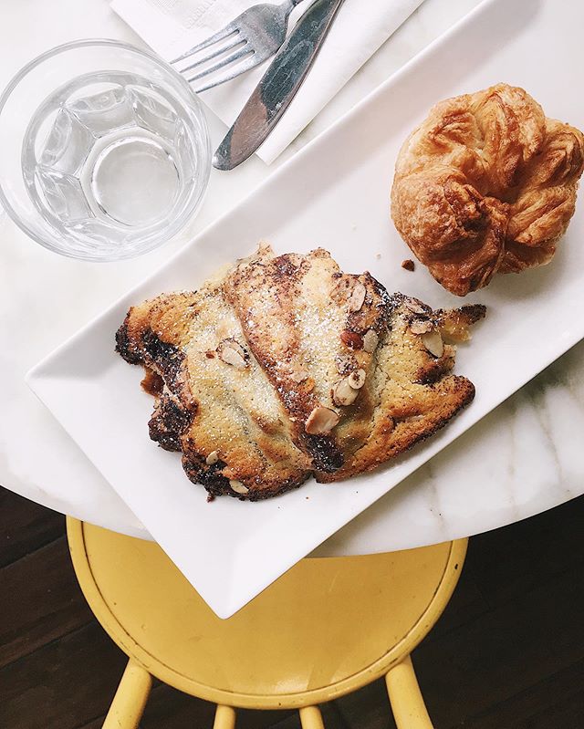 you had me at banana chocolate croissant, @bpatisserie ✨