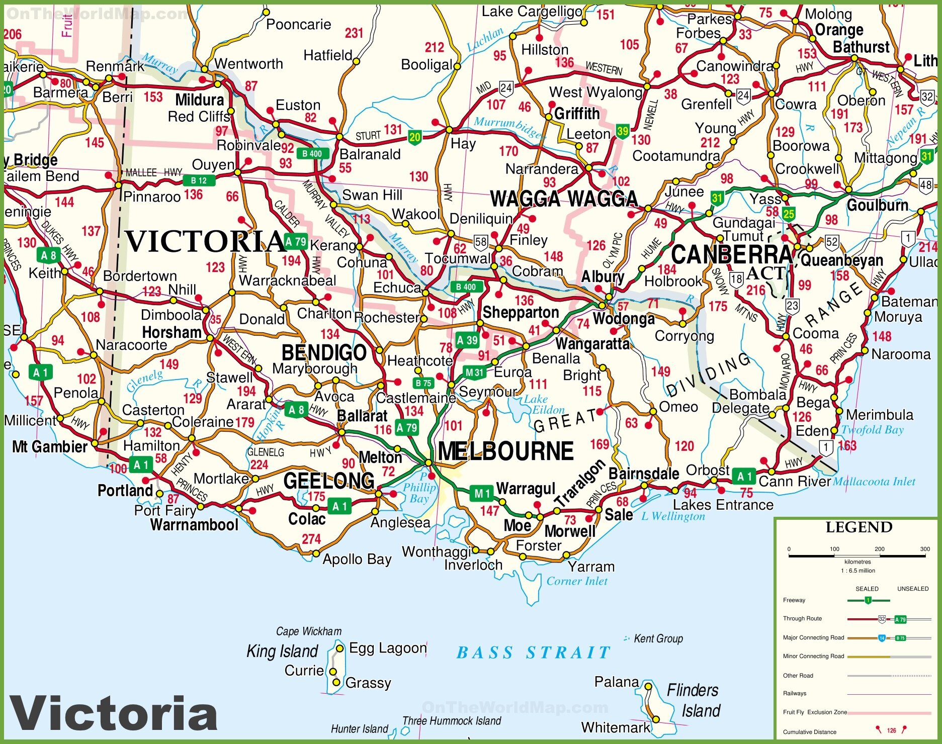 Map Of Victoria 8 Ofo Maps - Gambaran