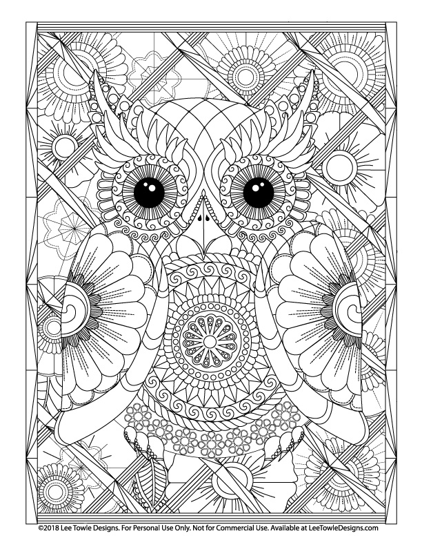 Fun Advanced Coloring Pages image.