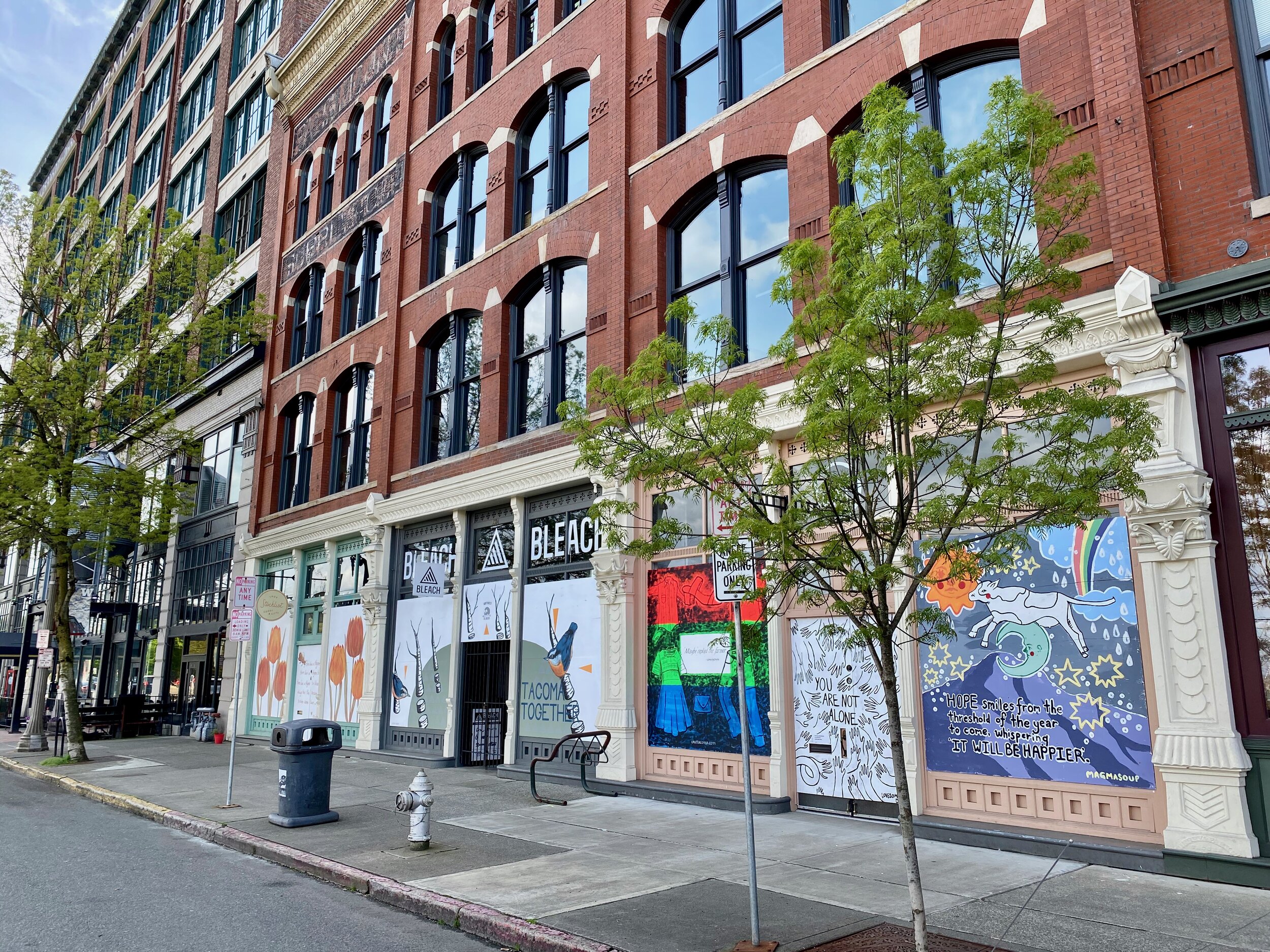 A Walk Downtown: Tacoma's Plywood Mural Art — Raising Tacoma