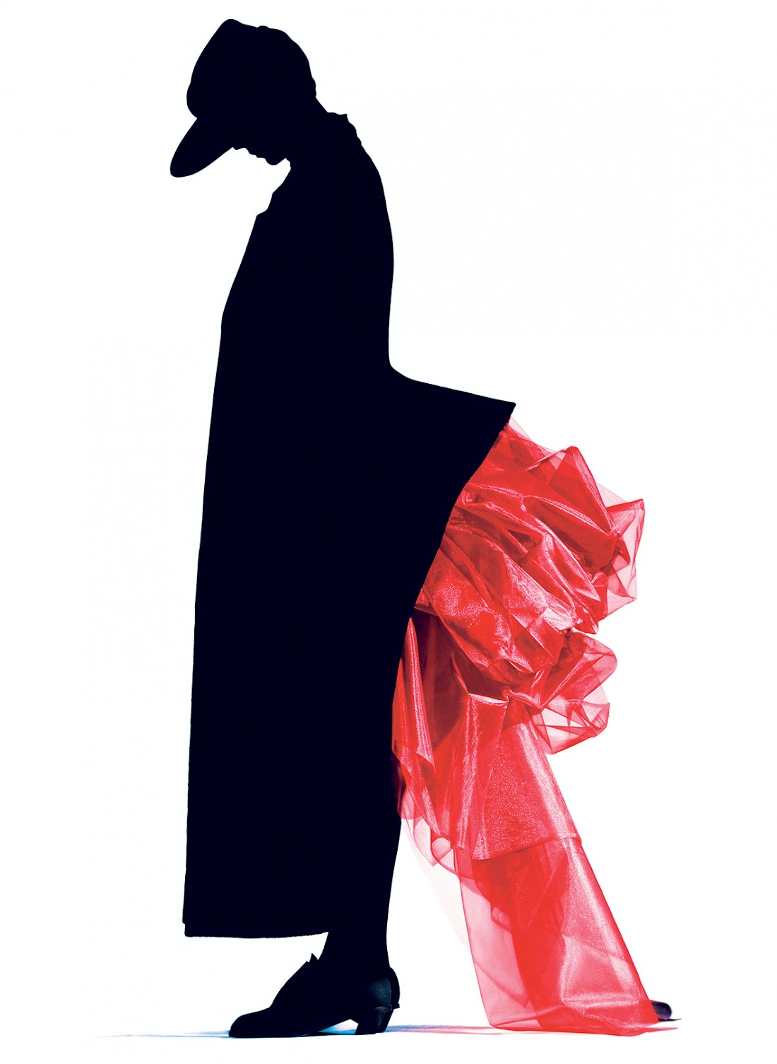 Red Bustle, Yohji Yamamoto, 1986