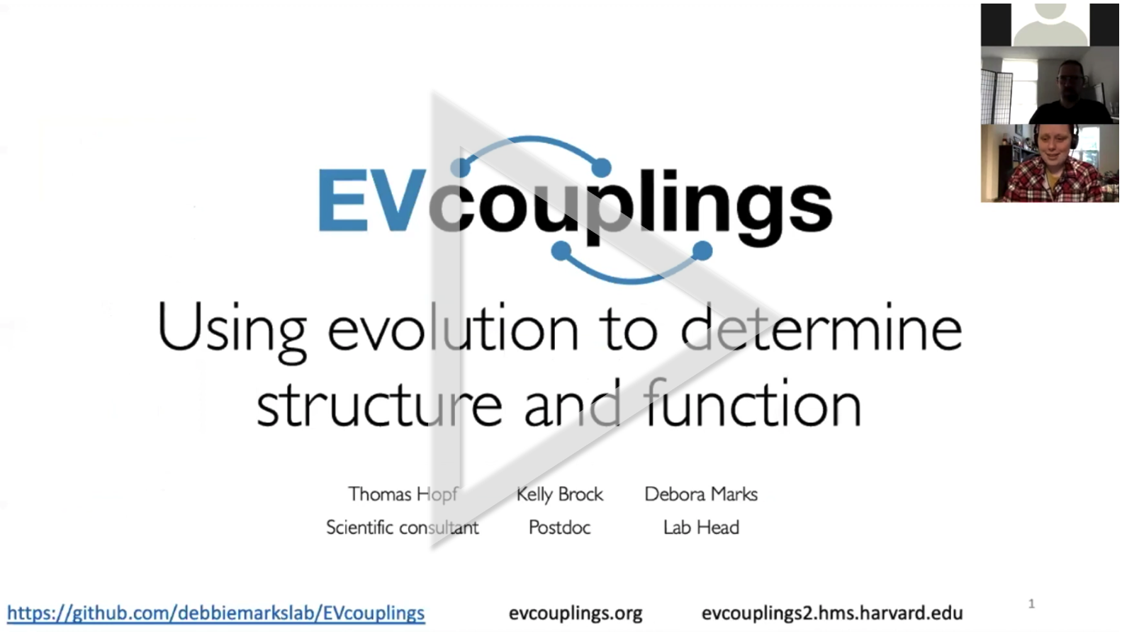 Kelly &amp; Thomas - EVcouplings