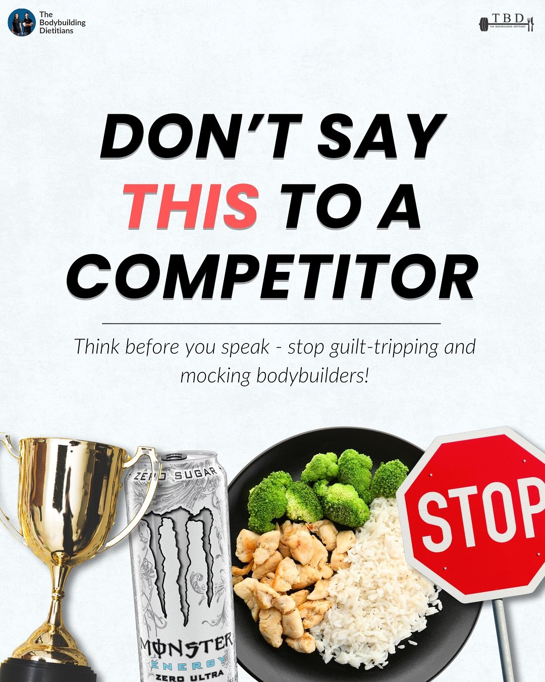 Let&rsquo;s put an end to guilt-tripping and mocking bodybuilders!

There&rsquo;s a big difference between genuine curiosity and thinly veiled ridicule. If someone is unfamiliar with bodybuilding and asks questions out of interest, that&rsquo;s fair,