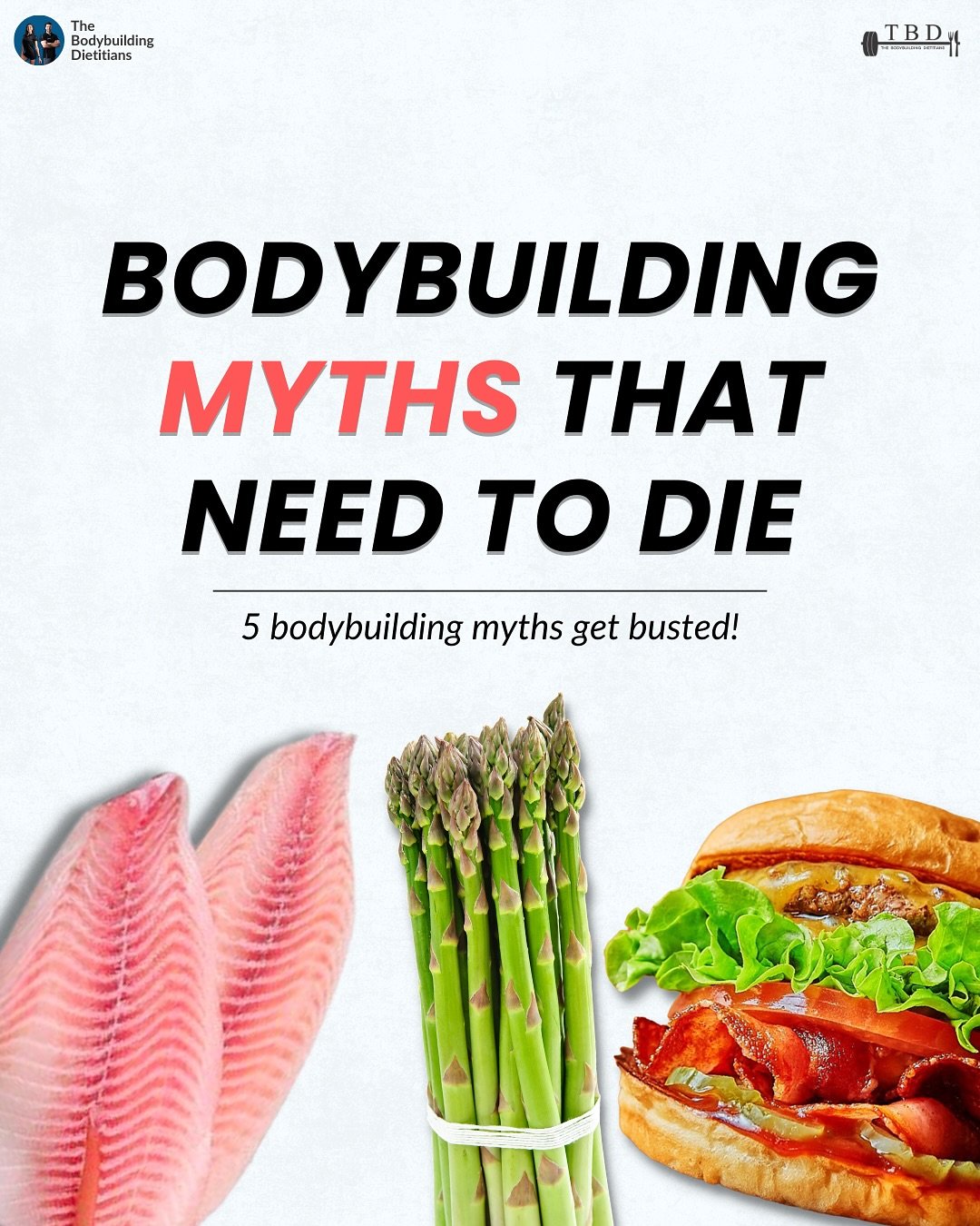 How many of you have fallen for myth 5? 👀

The fitness industry is full of claims - some valid, some&hellip; not so much.

Swipe through to bust five common bodybuilding myths that might sound convincing&hellip; but don&rsquo;t hold up in practice.
