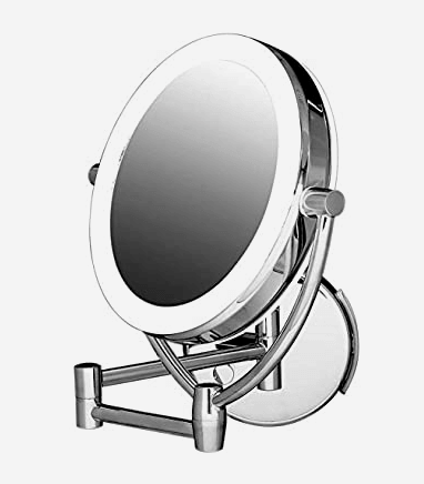 Lighted Wall Mount Makeup Mirror