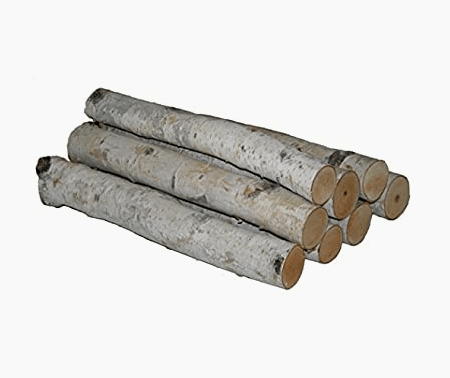 Real White Birch Log Bundle