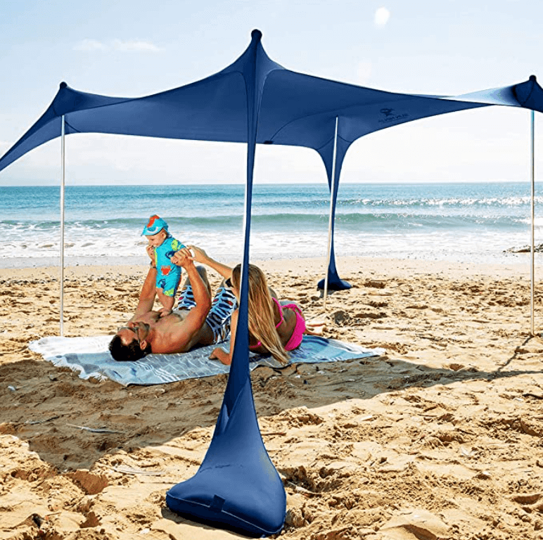 beach canopy (only weighs 10 lbs &amp; fits in small over the shoulder bag)