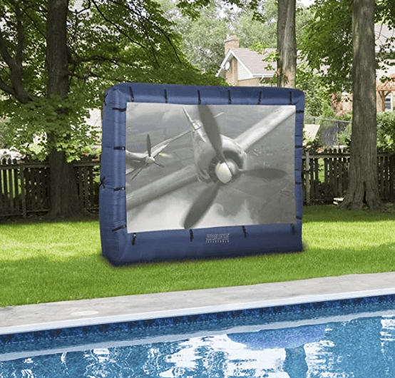 huge outdoor inflatable movie screen