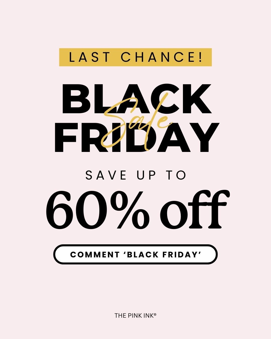 🚨 Last Chance to Shop Black Friday 🚨⁠
⁠
You&rsquo;ve had all weekend to shop, but now&hellip; it's down to the final hours of our Black Friday sale. ⁠
⁠
⏰ This is it &mdash; your last chance to grab the best deals and invest in your digital plannin