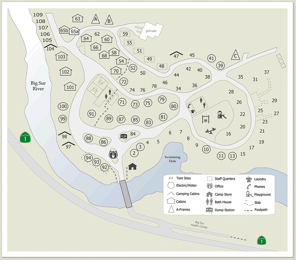 Big Sur State Park Map | Sexiz Pix